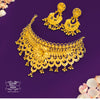 Premium Gold Plated Shringar Choker with Earrings image 0