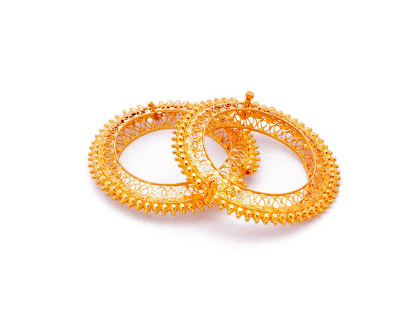 Premium Gold Plated Stylish Bridal Kankan image 0