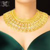 Premium Gold Plated Prerona Chatai with Earrings image 1