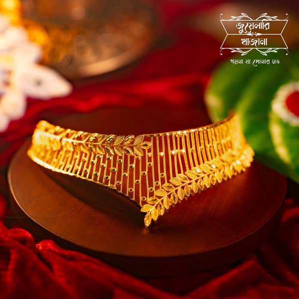 Premium Gold Plated Jagriti Choker image 0