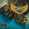 Premium Gold Plated Barsha Choker with Earrings image 0