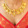 Premium Gold Plated Gini Hasuli with Earrings image 1