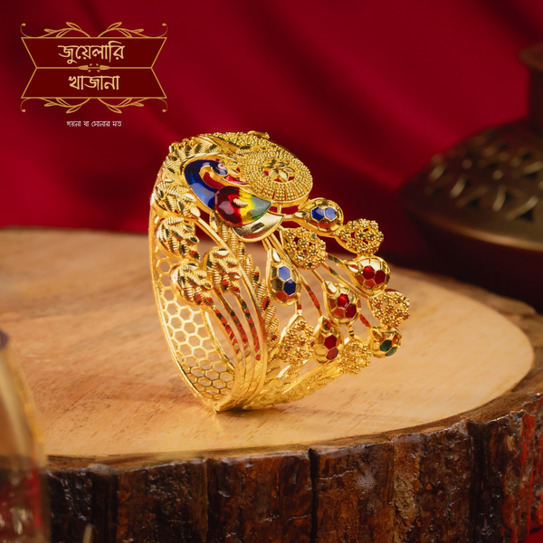 Trendy Gold Plated Aesthetic Mayur Chur image 0