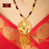 Trendy Gold Plated Floral Circular jhalor pendant image 1