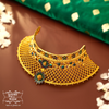 Premium Gold Plated Minakari Pushpa Choker image 0