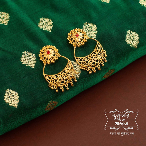 Stylish Gold Plated Sabeki Rohini Kaanbali image 0