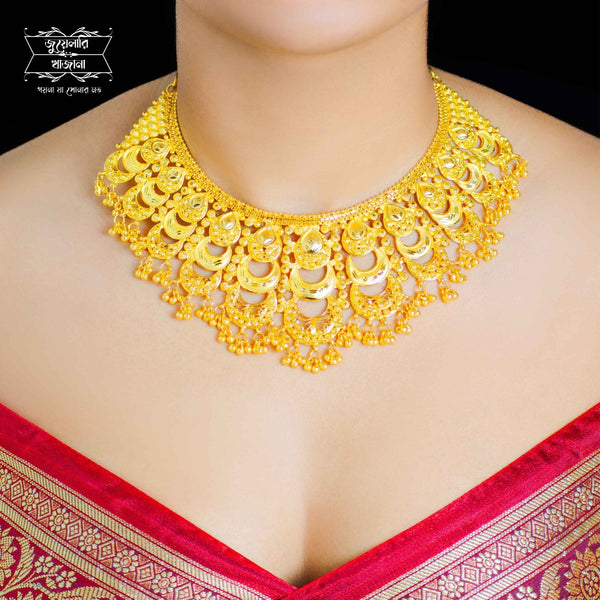 Premium Gold plated Maher Necklace image 1