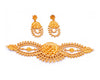 Stylish Gold Plated Golap Choker with Earrings image 0