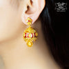 Premium Gold Plated Ghunghru Jhumko Earrings image 1