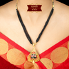 Premium Gold Plated Minakari Jagannath Heart Pendant image 0