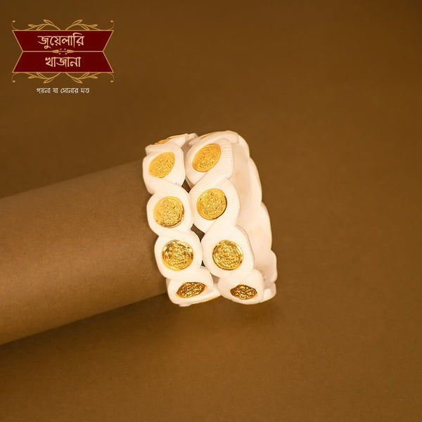 Exclusive Gold Plated Gini Shakha pair - 2.6 image