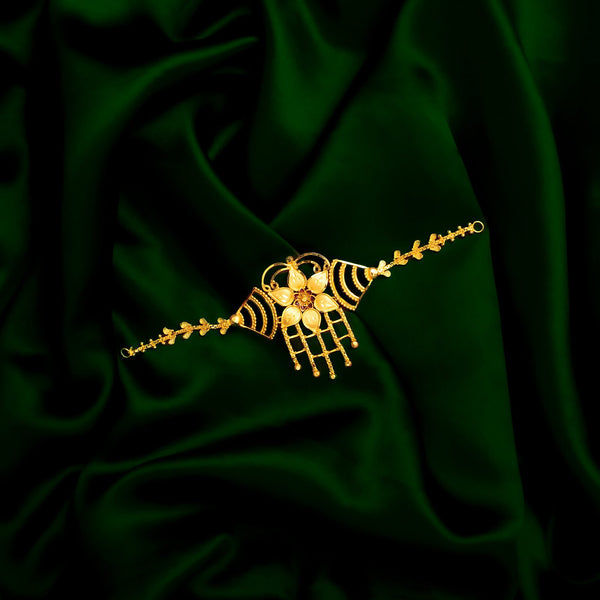 Premium 24K Gold Plated floral Minakari Choker image 0