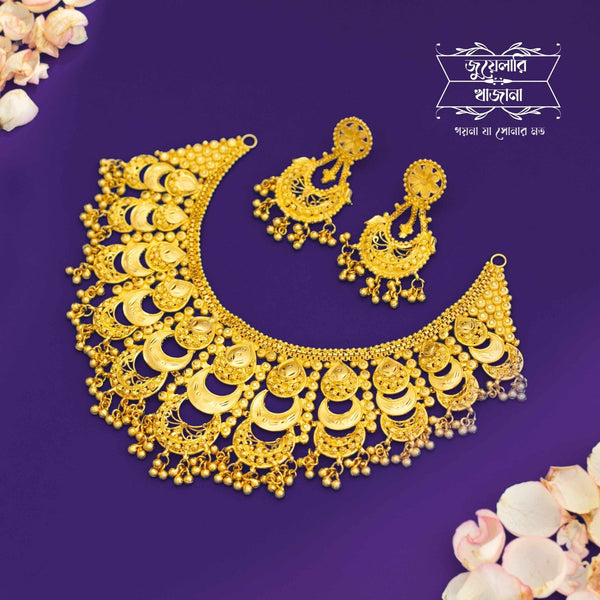 Premium Gold plated Maher Necklace image 0