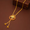 Premium Gold Plated Ganesha Tie Chain image 1