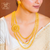 Premium Gold Plated Sulekha Lahari with Earrings