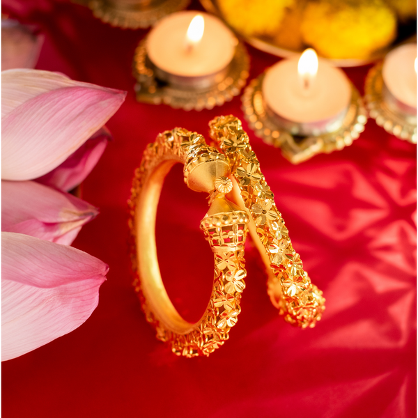 Premium Gold Plated Rajani Bala Bangles