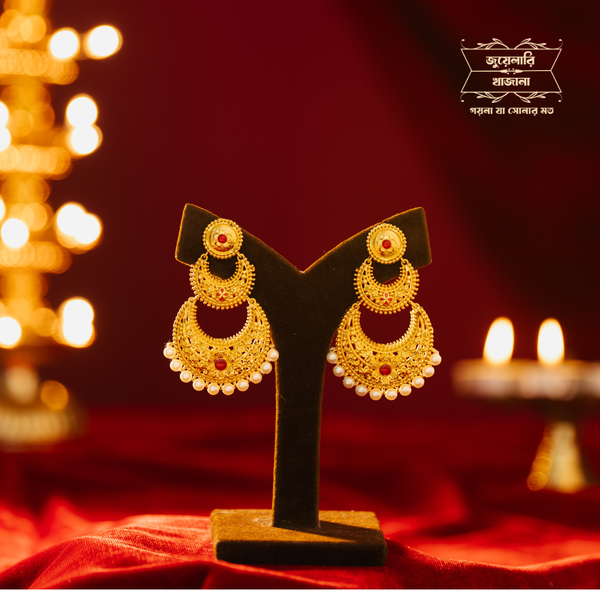 Premium Gold Plated Chandni Kanbali