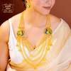 Premium Gold Plated Suvopriya Lahari with Earrings
