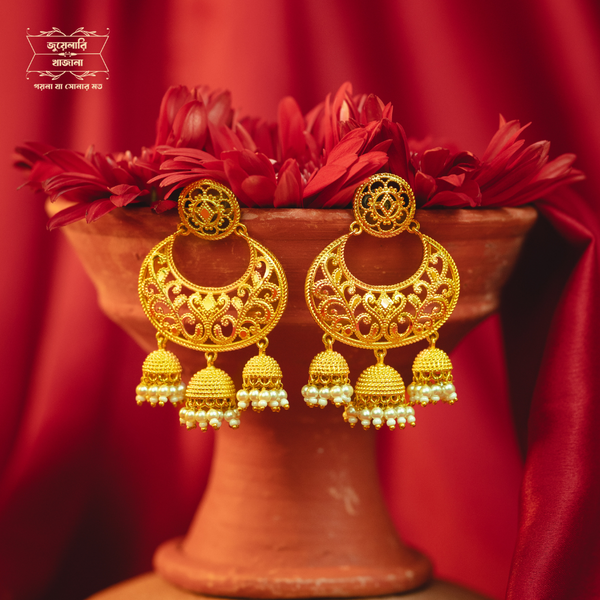 Premium Gold Plated Shivani Kanbali