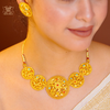 Premium Gold Plated Suhasini Necklace with Earrings