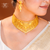 Premium Gold Plated Mayurakhshi Choker with Earrings