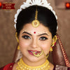 Stylish Gold Plated Floral Vine Tikli