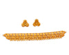 Premium Gold Plated Belt Choker with Earrings image 0