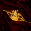 Premium Gold Plated Minakari Peacock Mantasha image 0