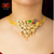 Premium Gold Plated Mayur Choker with Earrings image 0