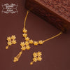 Trendy Gold Plated Pritha Necklace with Earrings image 0