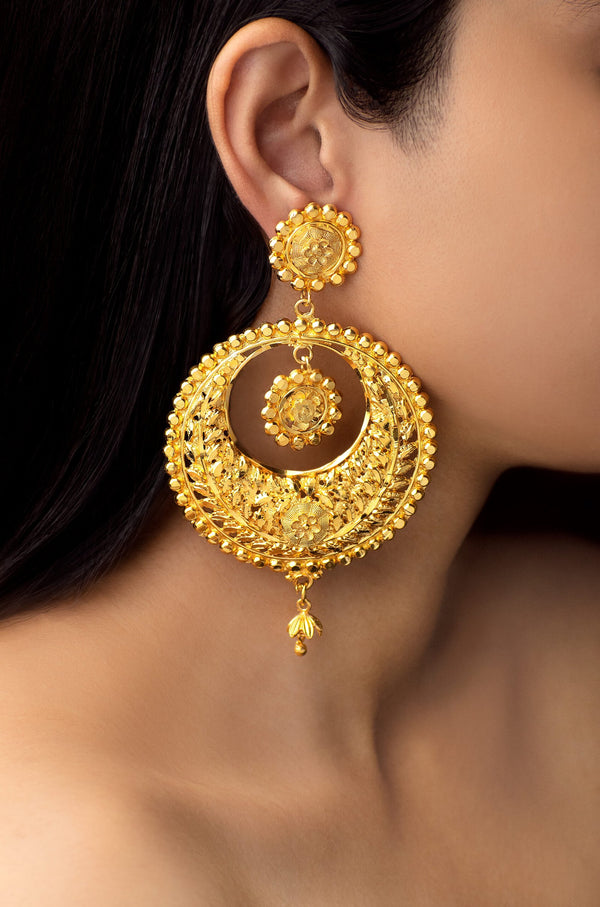 Premium Gold Plated Bridal Kanbali image 0