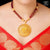 Premium Gold Plated Sonamukhi Pendant image 0