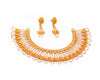 Stylish Bengali Traditional Gold Jewellery Chatai Necklace with Earrings image 0