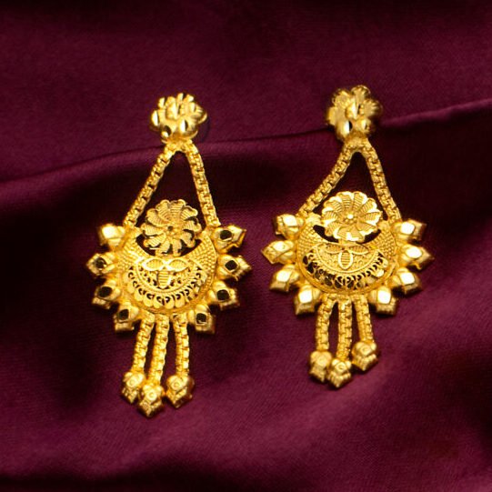 Premium 24K Gold Plated Butterfly Bridal Choker image 1