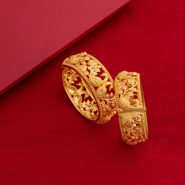 Premium Gold Plated Jora Mayur Chur