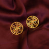 Beautiful Gold Plated Minakari Moon Hasuli Necklace image 1