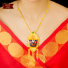 Trendy Gold Plated Minakari Jagannath Crown Tie Chain image 0