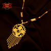 Trendy Gold Plated Floral Circular jhalor pendant image 0
