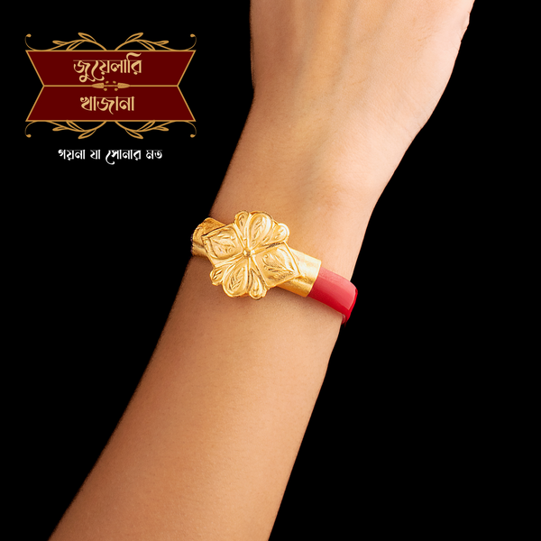 Stylish Gold Plated Bracelet Pola Single image 1
