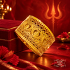 Premium Gold Plated Trinayani Chur