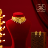 Premium Gold Plated Anindita Chokert with Earrings
