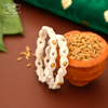 Unique Gold Plated Pyach Farfo Buti Shankha Bangle Pair image 0