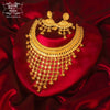 Premium Gold Plated Sabeki Jhalor Bridal V-Necklace image 0