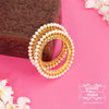 Premium Gold Plated Pearl Studded Mukti Kankan - 2.8, Piece image
