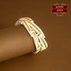 Premium Gold Plated Z pattern Conch Sankha Pair - 2.6 image