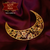 Beautiful Gold Plated Minakari Moon Hasuli Necklace image 0