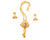 Half Jhumko Tie Chain image 0