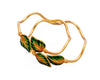 Beki Minakari Gold Plated Leaf Chudi image 0