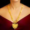 Premium Gold Plated Butterfly Motif Goregeus Sitahar with Earrings