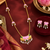 Premium Gold Plated Lotus Tie Necklace set